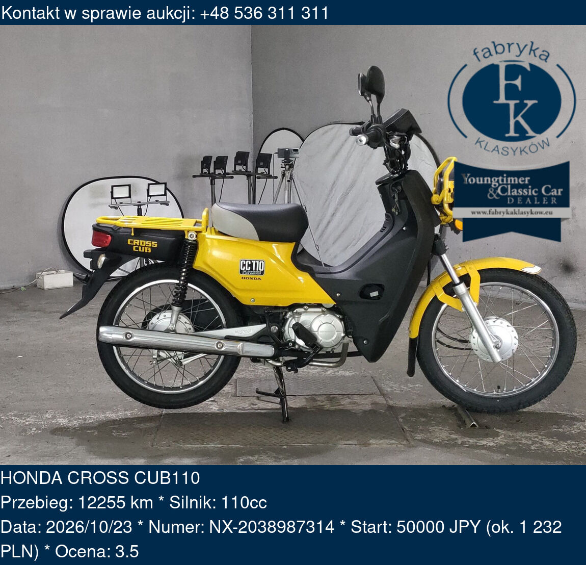 HONDA CROSS CUB110  - zdjęcie 2