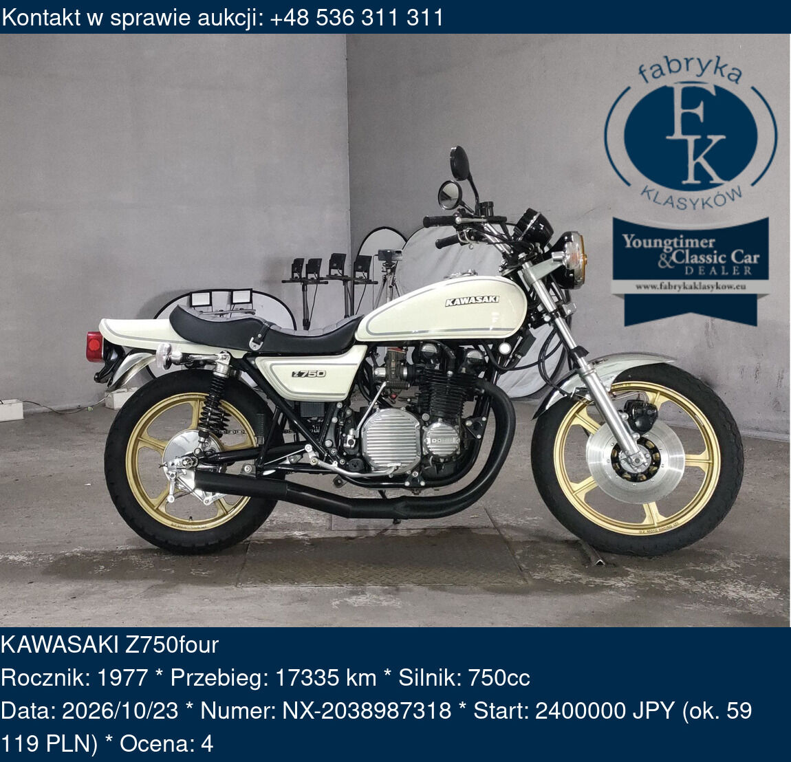 KAWASAKI Z750four 1977 - zdjęcie 2