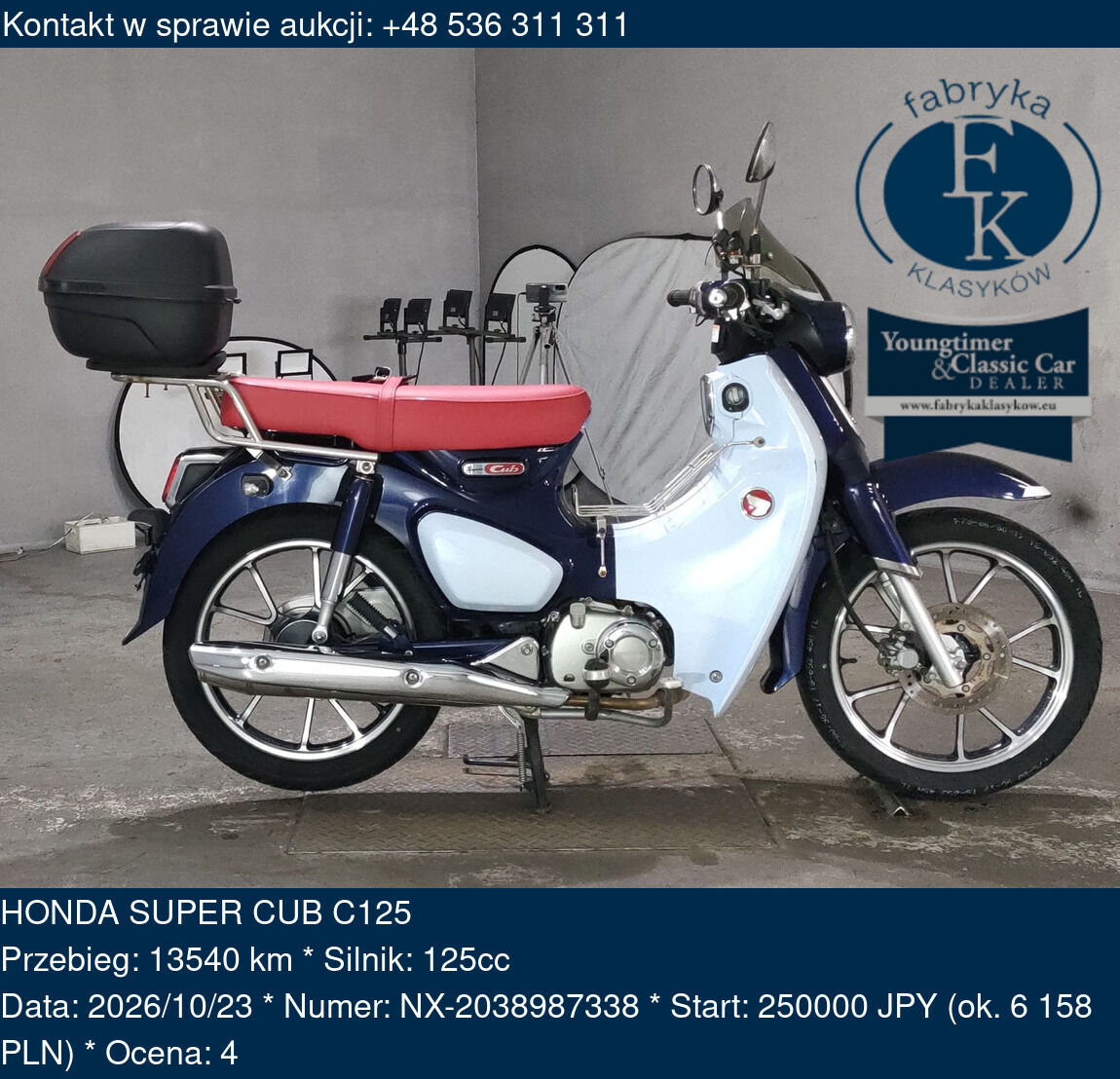 HONDA SUPER CUB C125  - zdjęcie 2