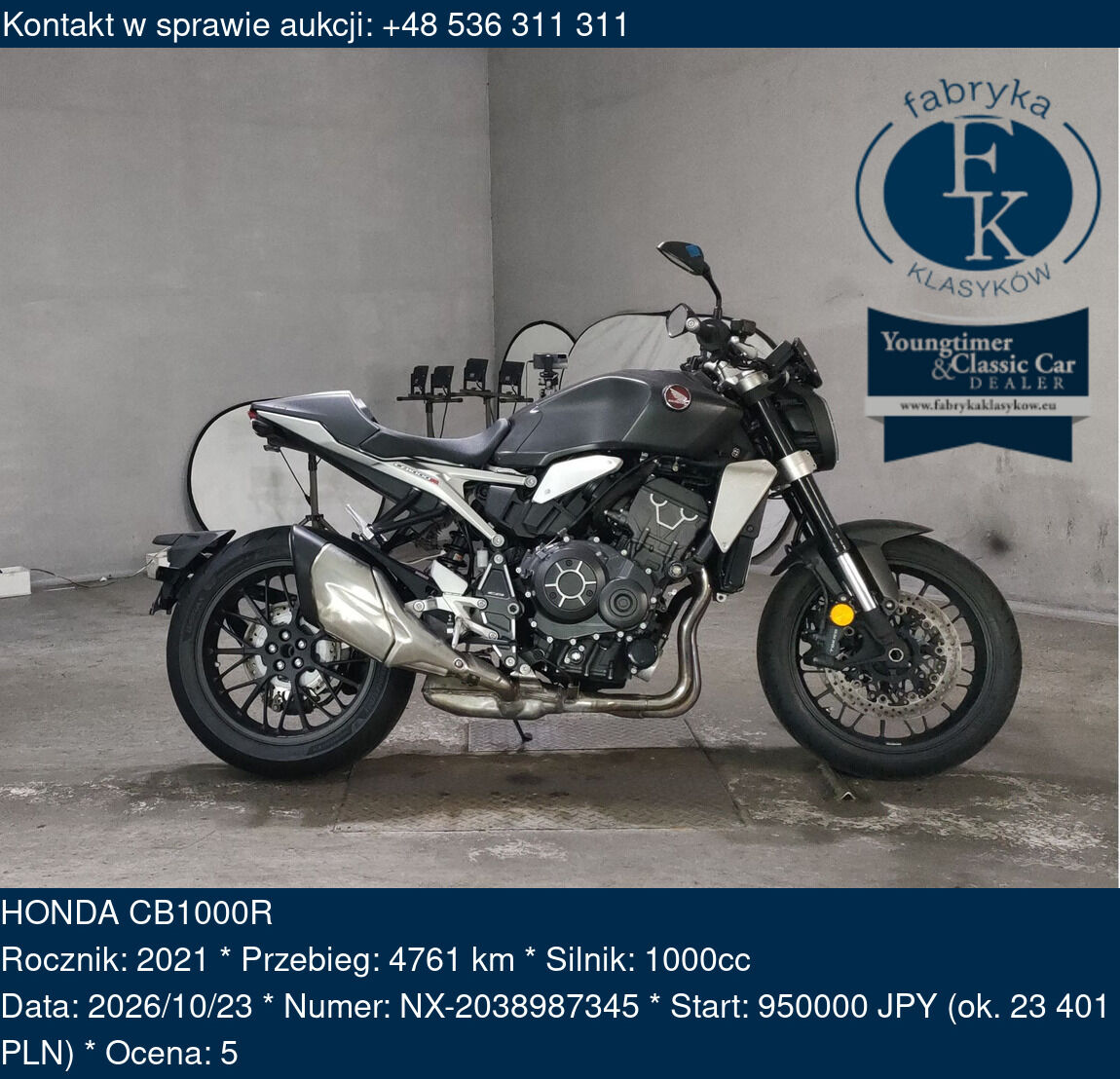 HONDA CB1000R 2021 - zdjęcie 2