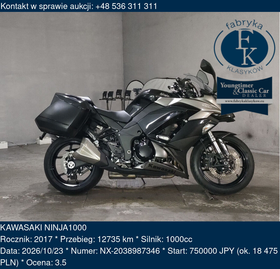 KAWASAKI NINJA1000 2017 - zdjęcie 2