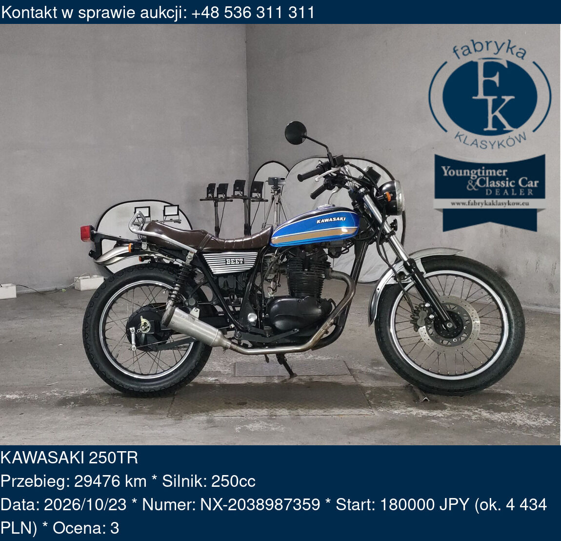 KAWASAKI 250TR  - zdjęcie 2
