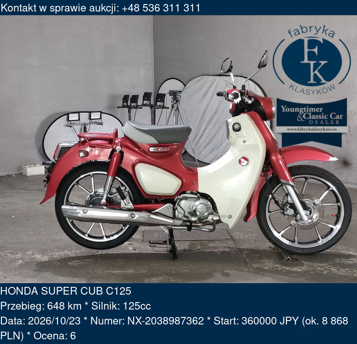 HONDA SUPER CUB C125 - zdjęcie 2