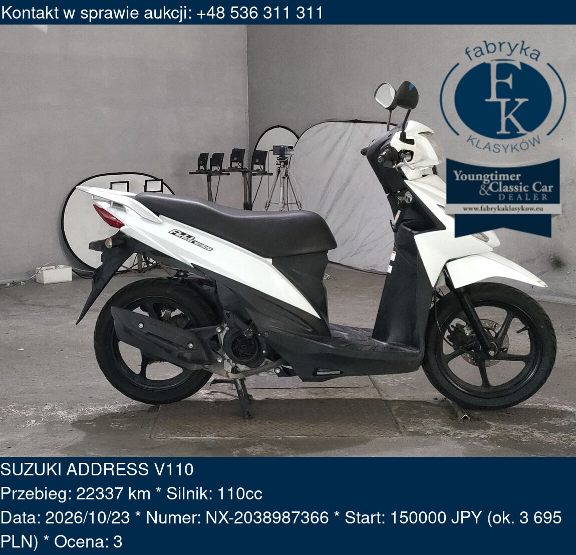 SUZUKI ADDRESS V110  - zdjęcie 2