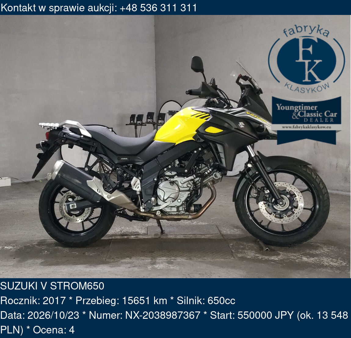 SUZUKI V STROM650 2017 - zdjęcie 2