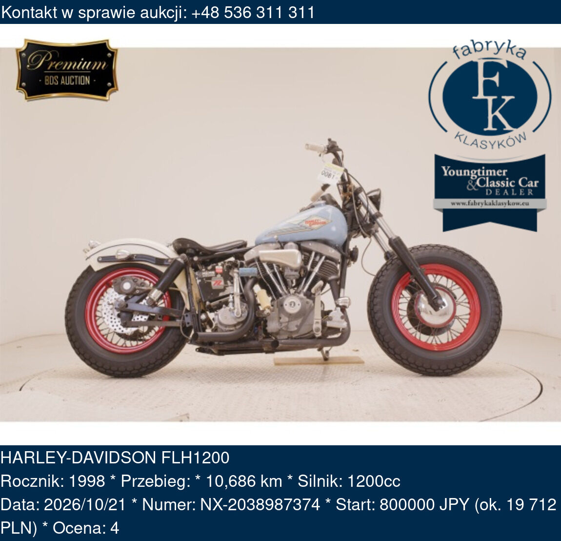 HARLEY-DAVIDSON FLH1200 1998 - zdjęcie 2