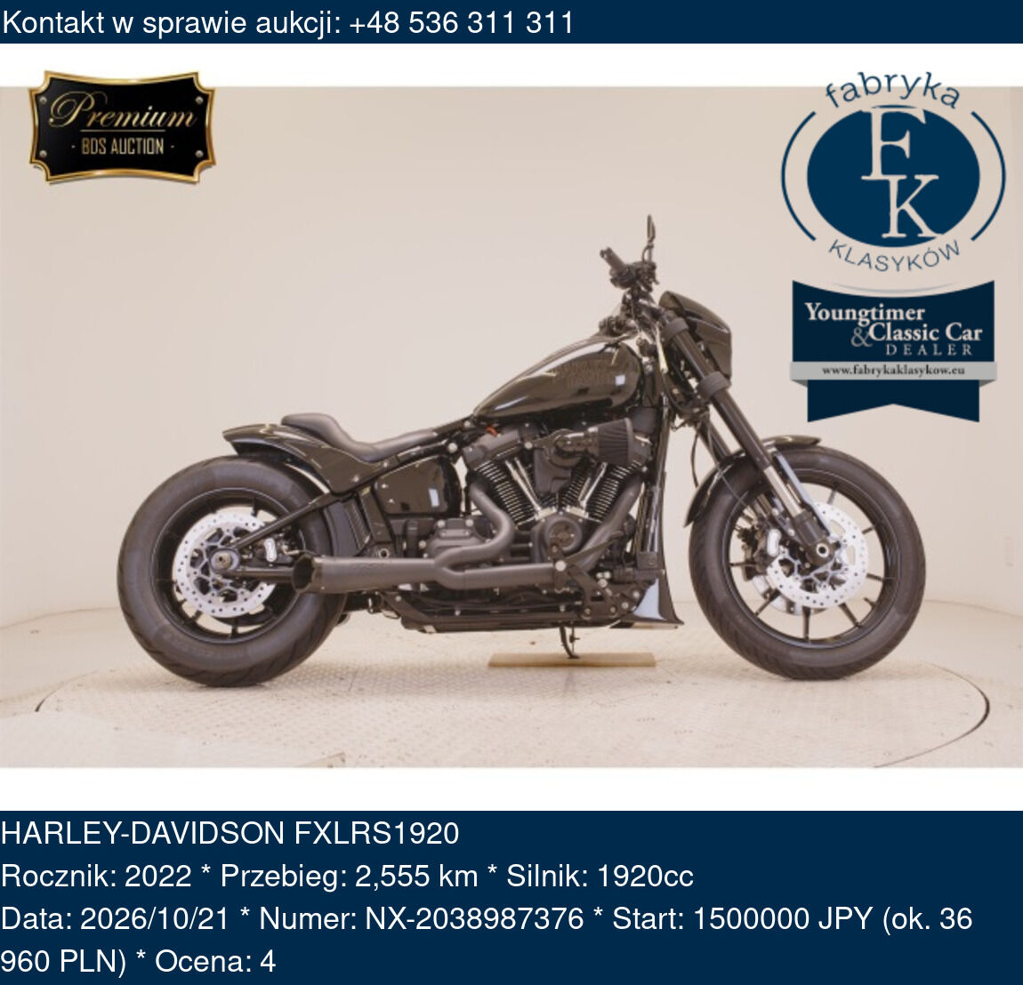 HARLEY-DAVIDSON FXLRS1920 2022 - zdjęcie 2