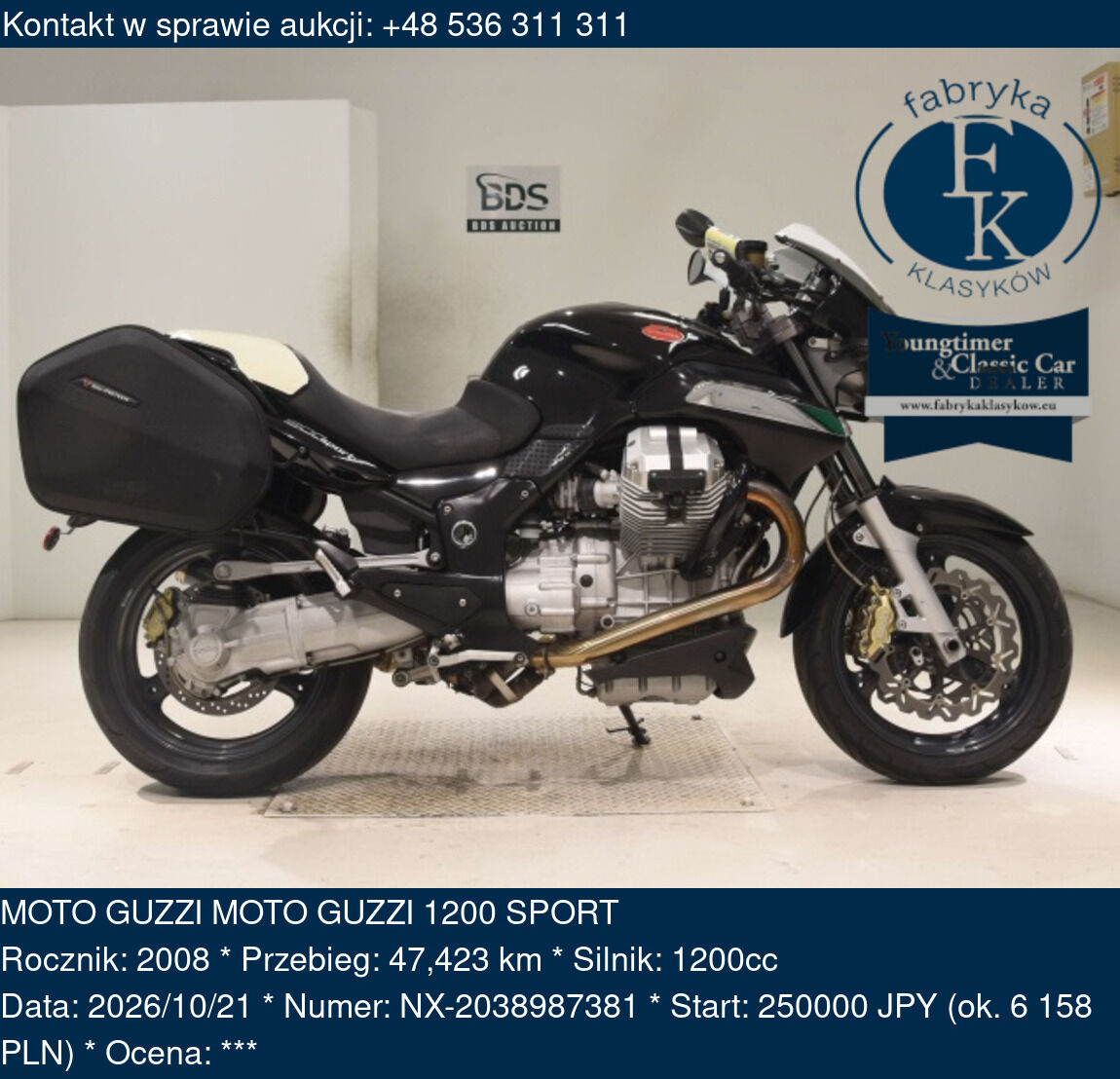 MOTO GUZZI MOTO GUZZI 1200 SPORT 2008 - zdjęcie 2