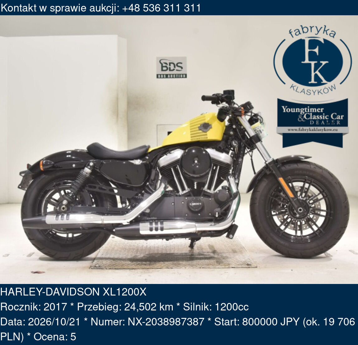 HARLEY-DAVIDSON XL1200X 2017 - zdjęcie 2