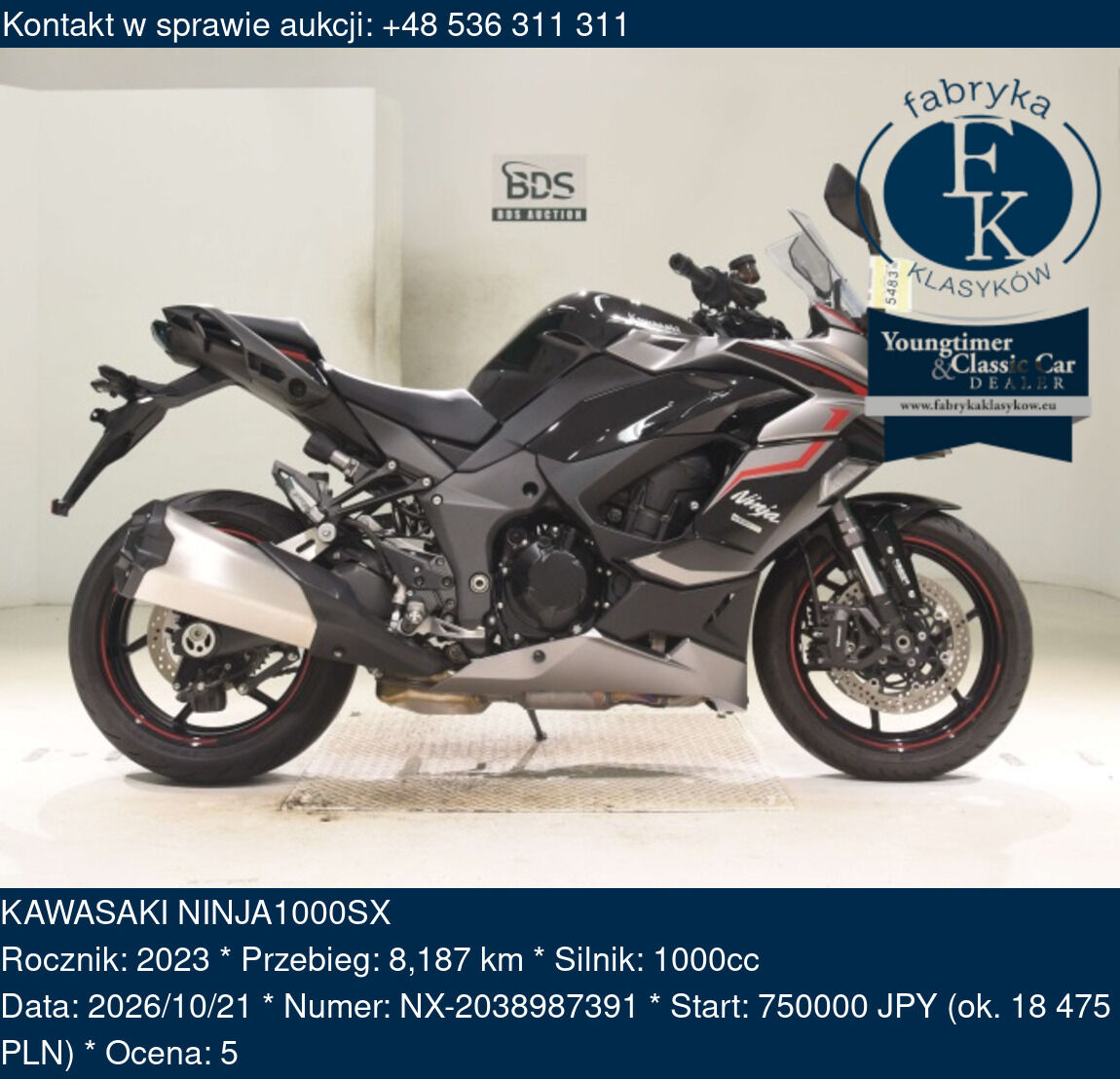 KAWASAKI NINJA1000SX 2023 - zdjęcie 2