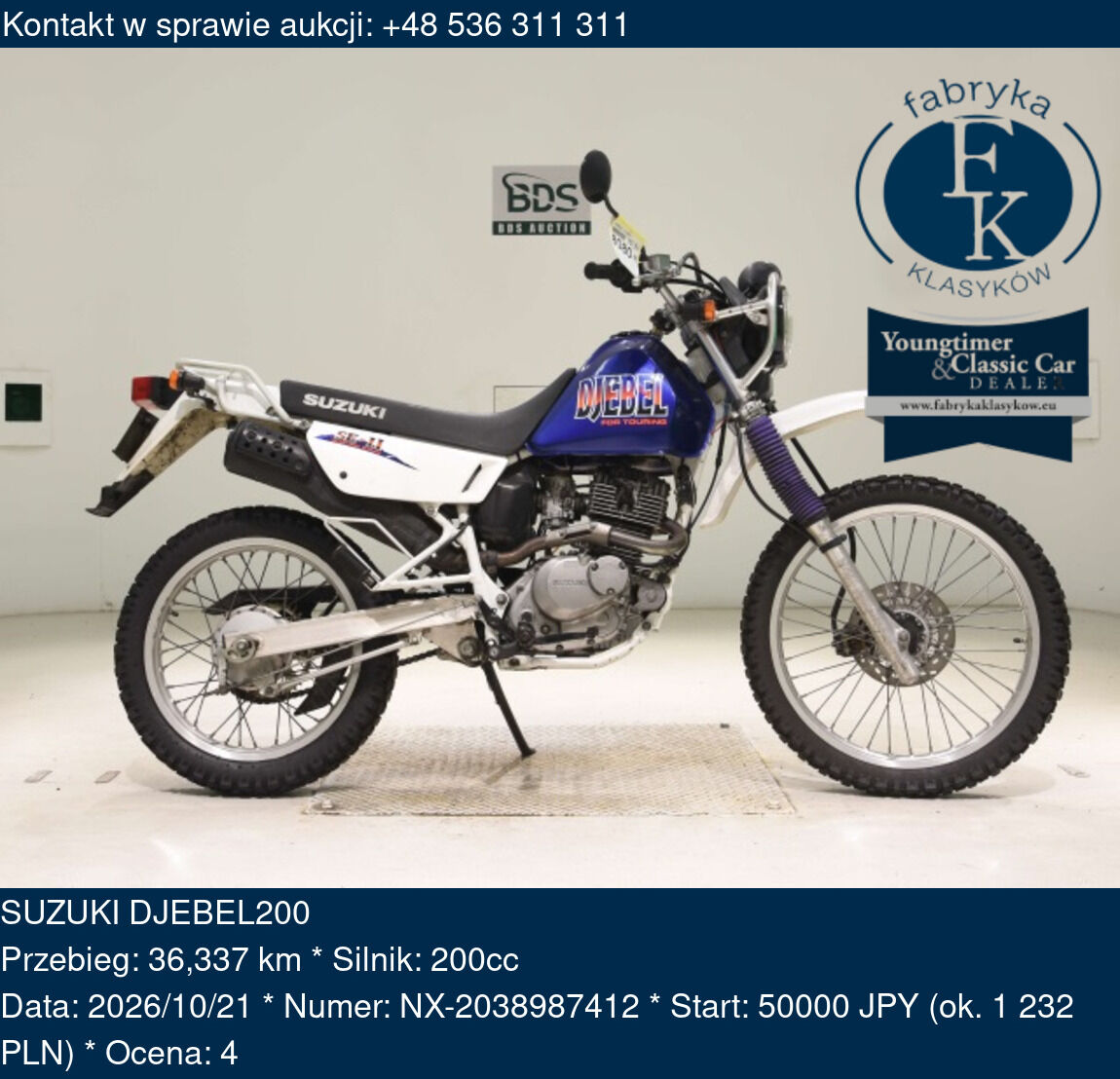 SUZUKI DJEBEL200 - zdjęcie 2