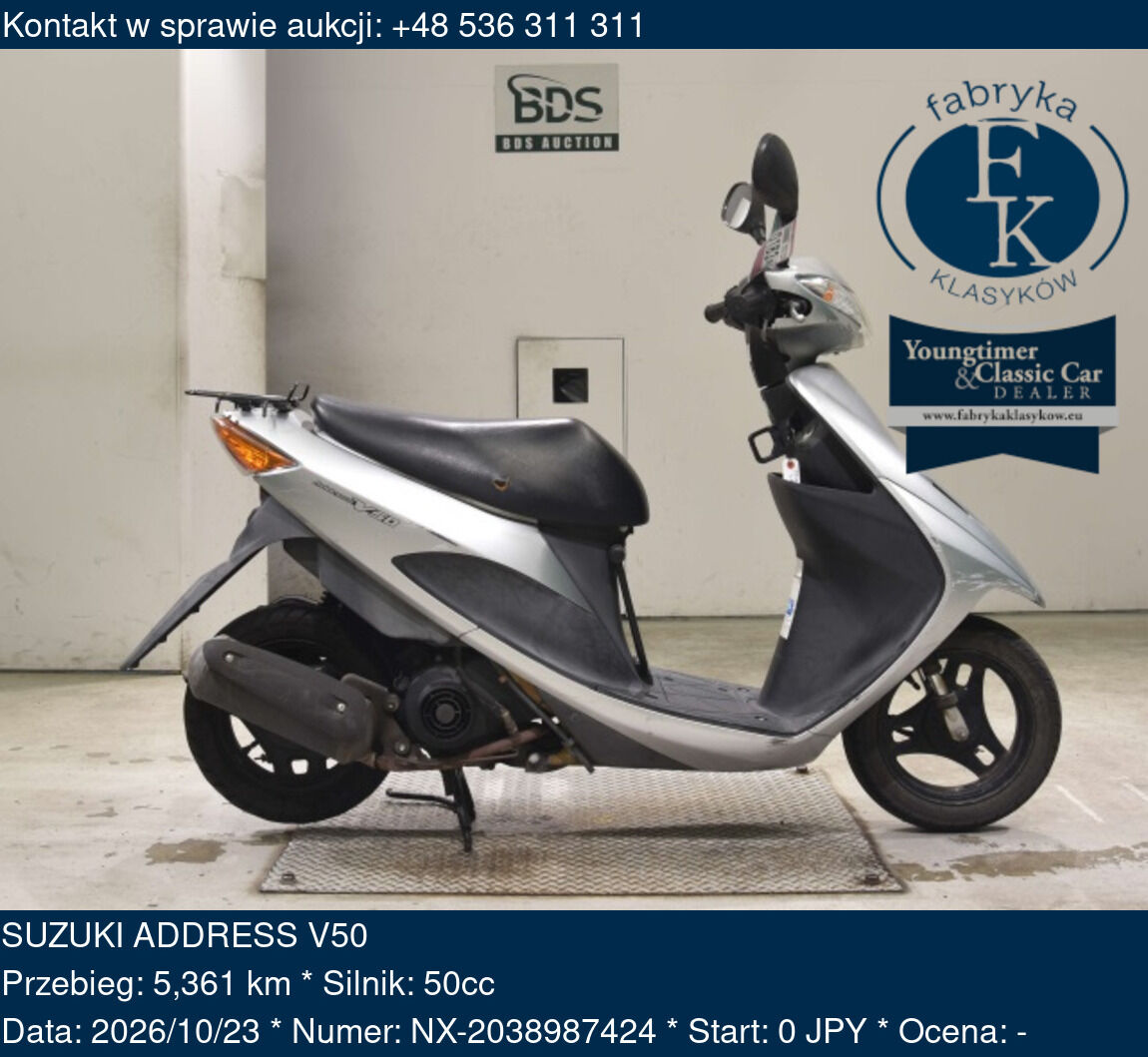 SUZUKI ADDRESS V50  - zdjęcie 2