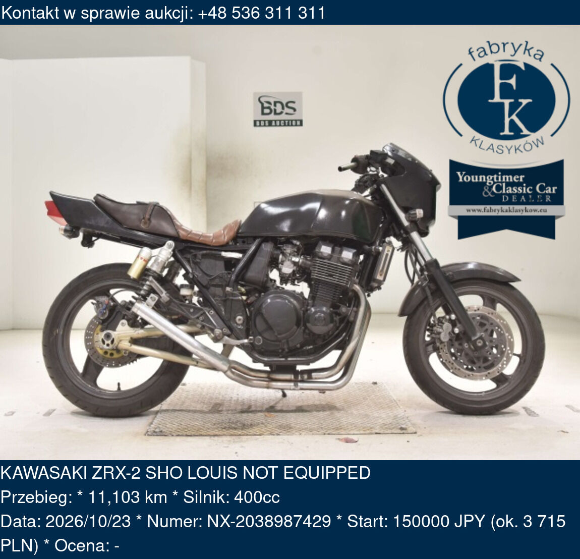KAWASAKI ZRX-2 SHO LOUIS NOT EQUIPPED - zdjęcie 2