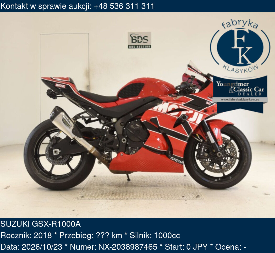 SUZUKI GSX-R1000A 2018 - zdjęcie 2