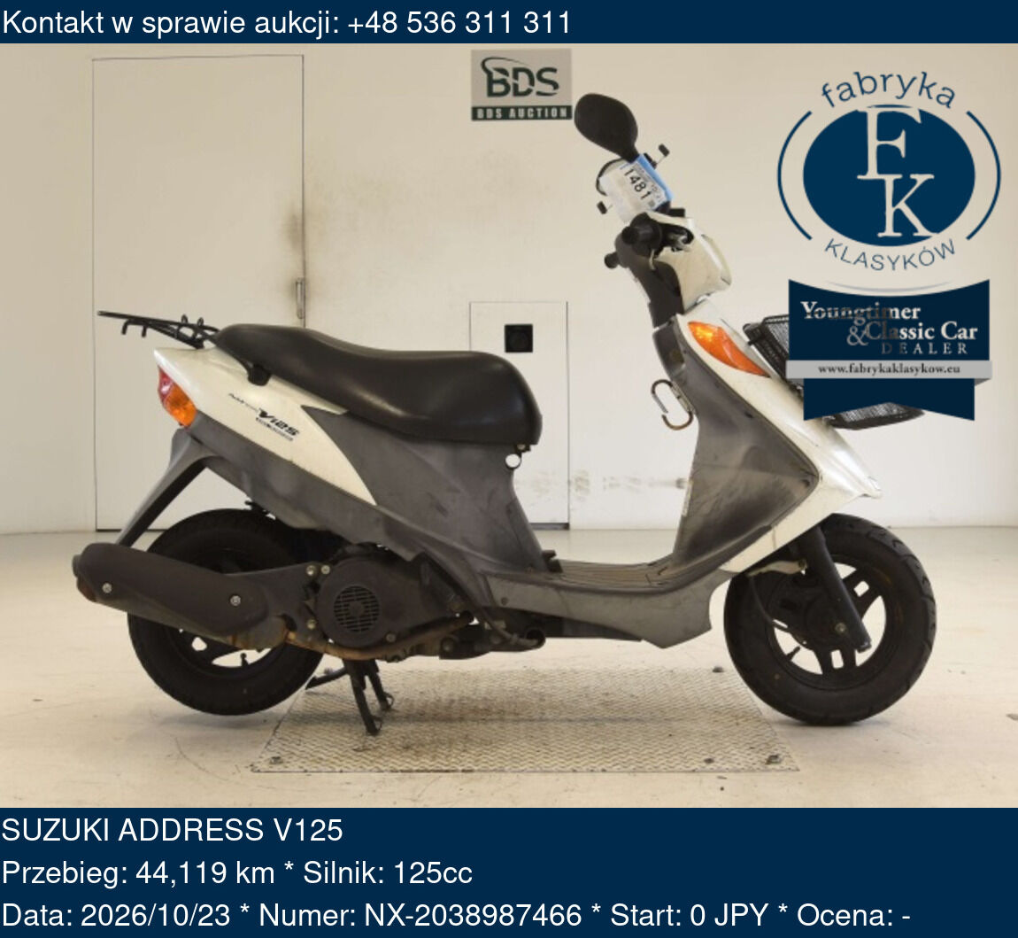 SUZUKI ADDRESS V125  - zdjęcie 2