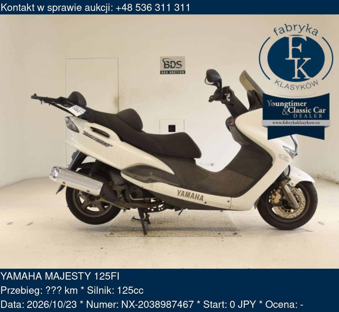 YAMAHA MAJESTY 125FI  - zdjęcie 2