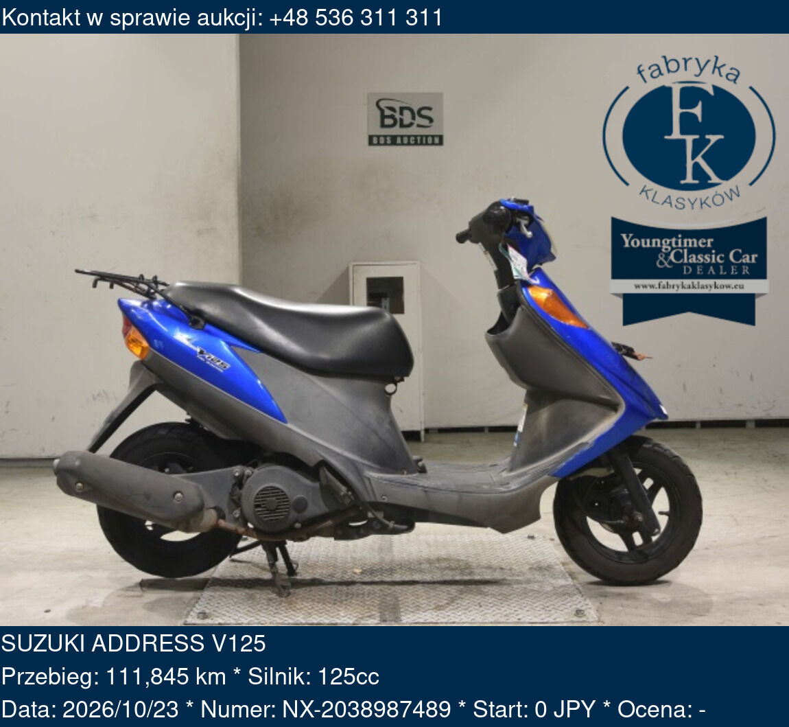 SUZUKI ADDRESS V125  - zdjęcie 2