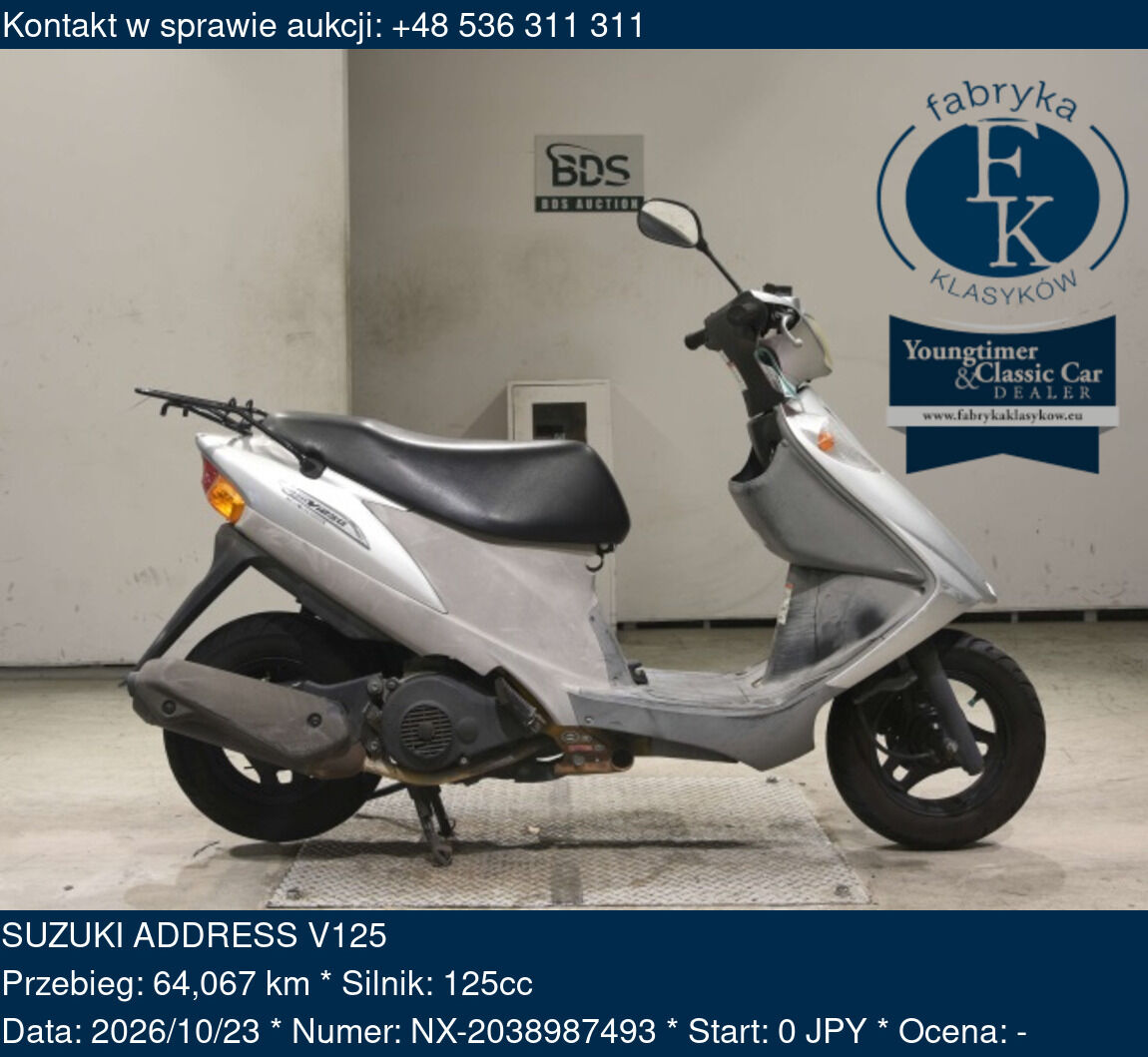 SUZUKI ADDRESS V125 - zdjęcie 2