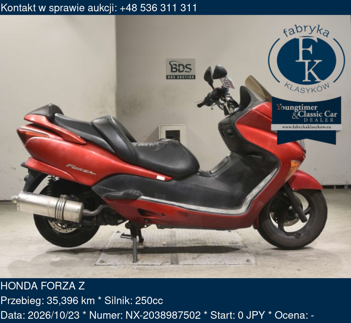 HONDA FORZA Z - zdjęcie 2