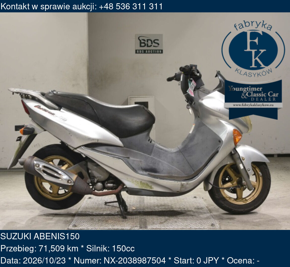 SUZUKI ABENIS150  - zdjęcie 2