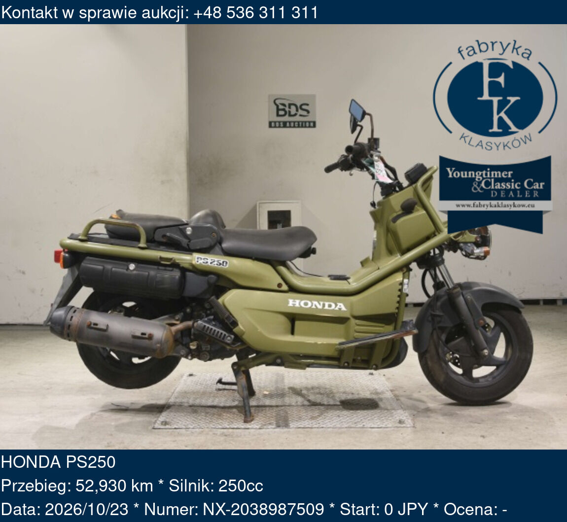 HONDA PS250  - zdjęcie 2