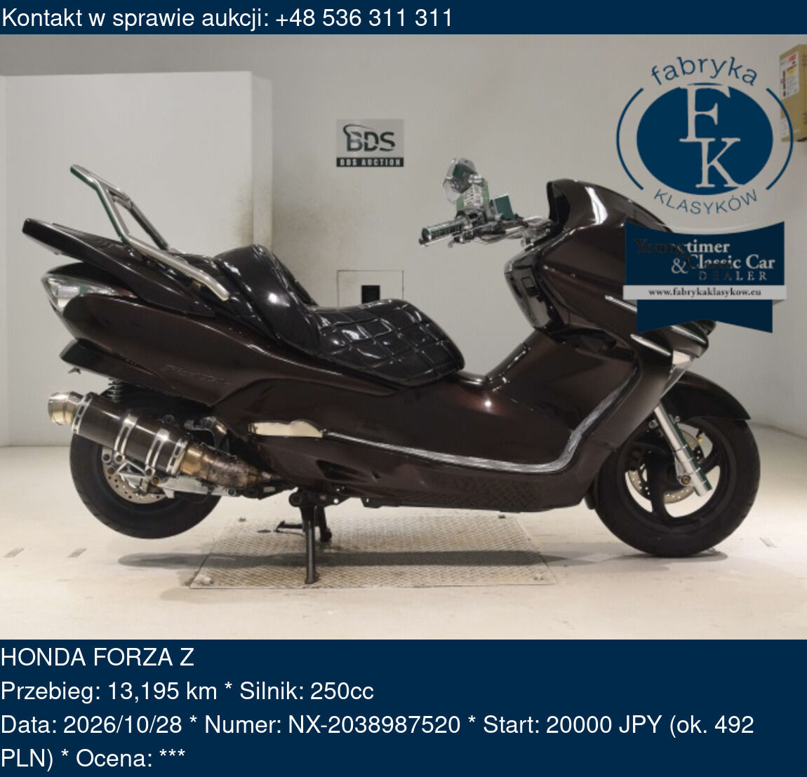 HONDA FORZA Z  - zdjęcie 2