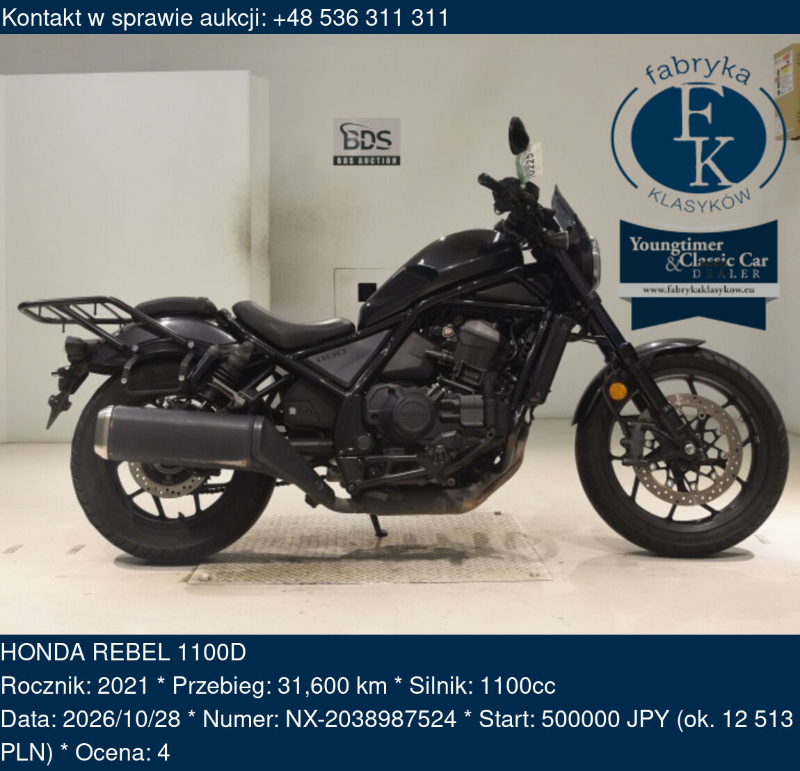 HONDA REBEL 1100D 2021 - zdjęcie 2