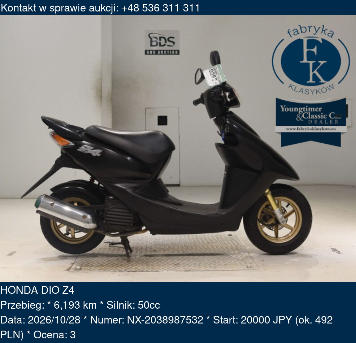 HONDA DIO Z4 - zdjęcie 2