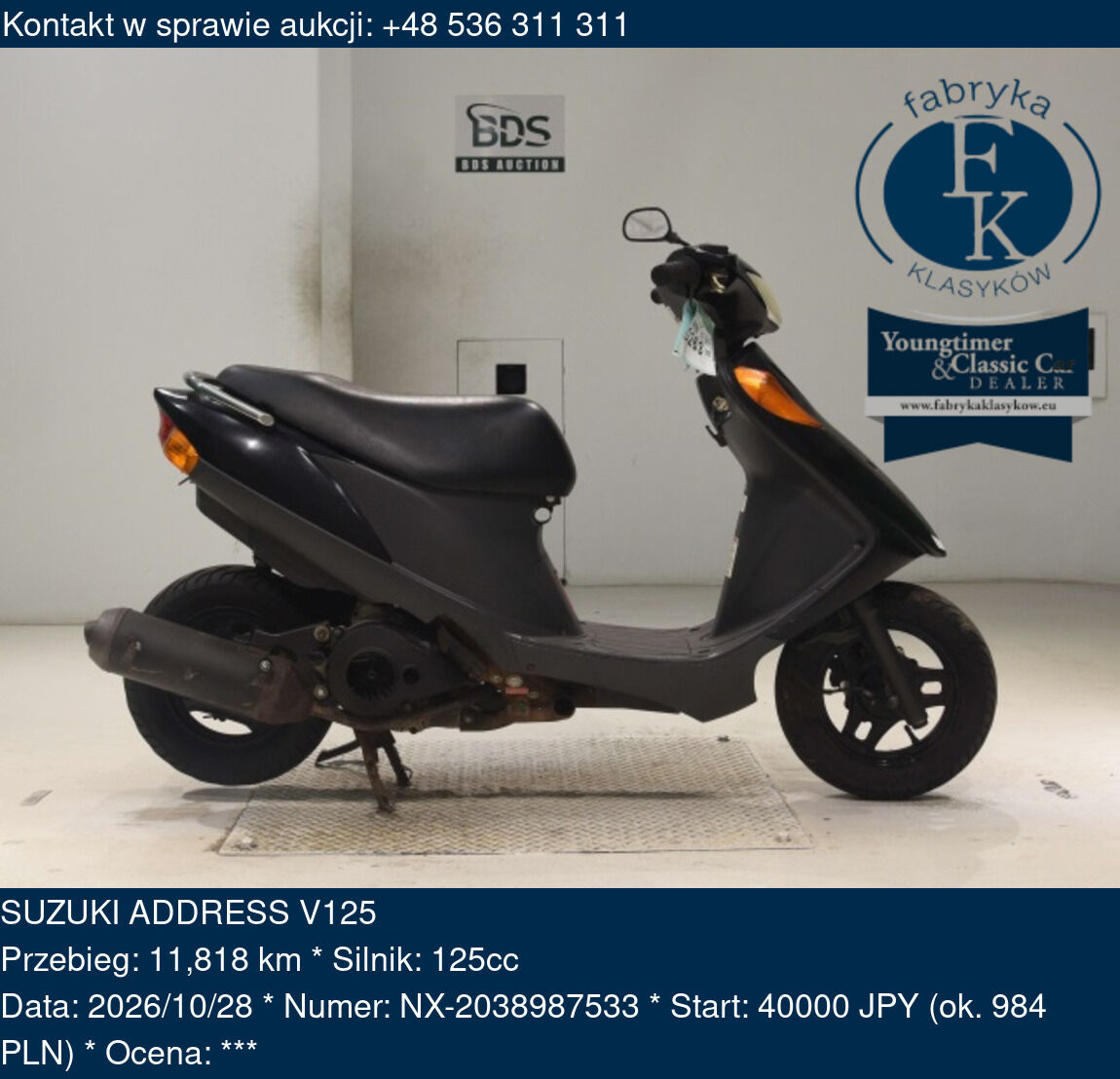 SUZUKI ADDRESS V125  - zdjęcie 2