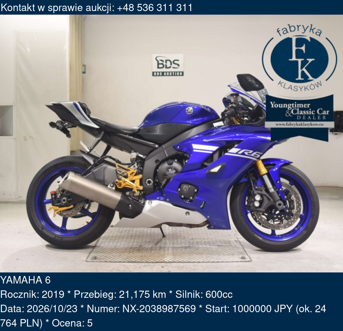 YAMAHA 6 2019 - zdjęcie 2