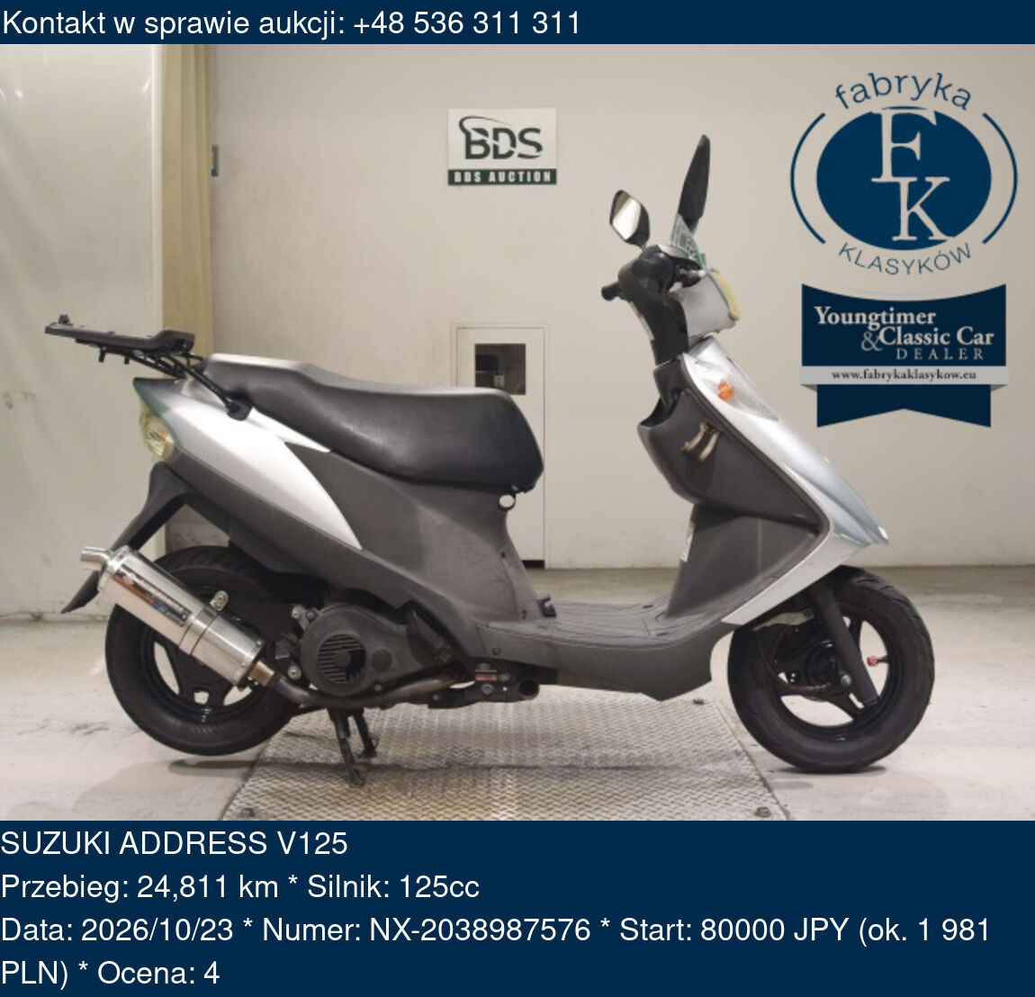 SUZUKI ADDRESS V125  - zdjęcie 2