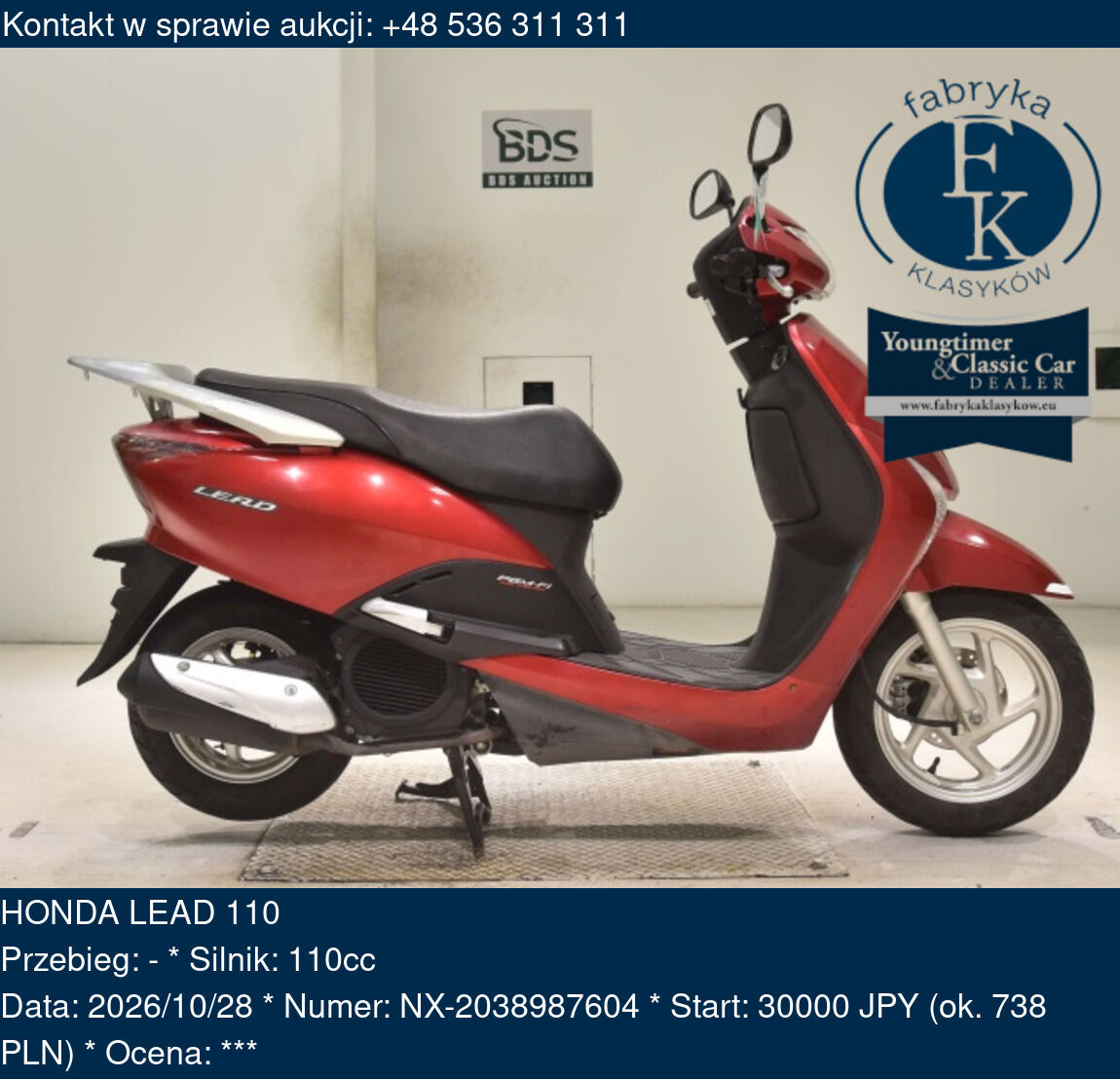 HONDA LEAD 110  - zdjęcie 2