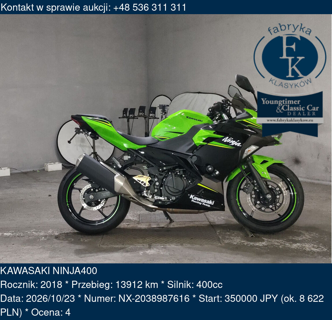 KAWASAKI NINJA400 2018 - zdjęcie 2