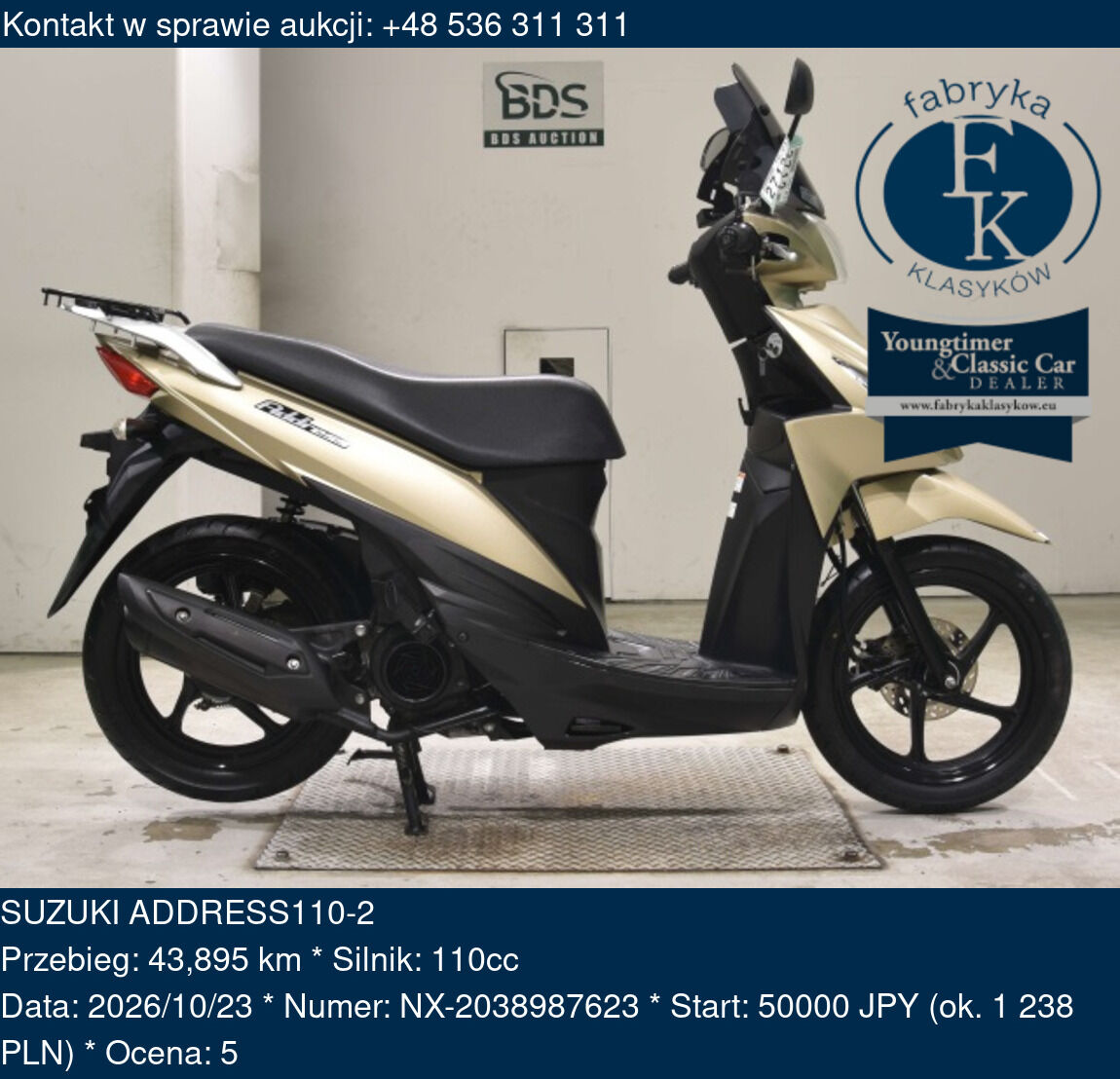 SUZUKI ADDRESS110-2  - zdjęcie 2