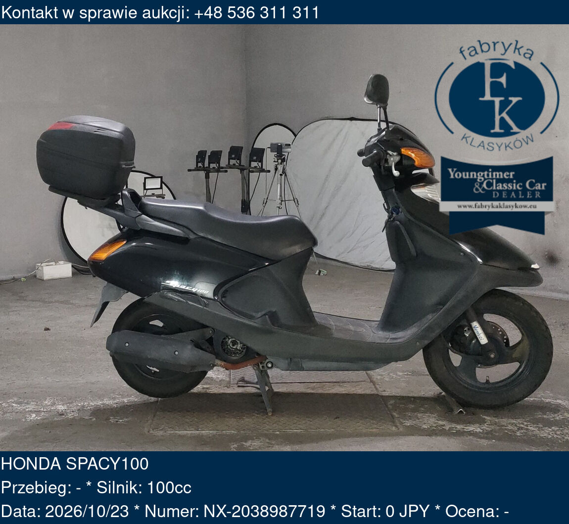 HONDA SPACY100 - zdjęcie 2