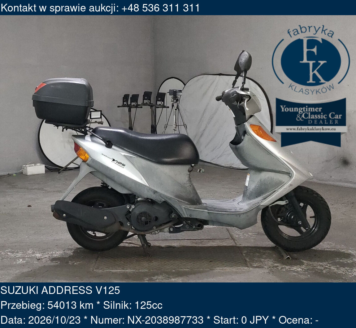 SUZUKI ADDRESS V125  - zdjęcie 2