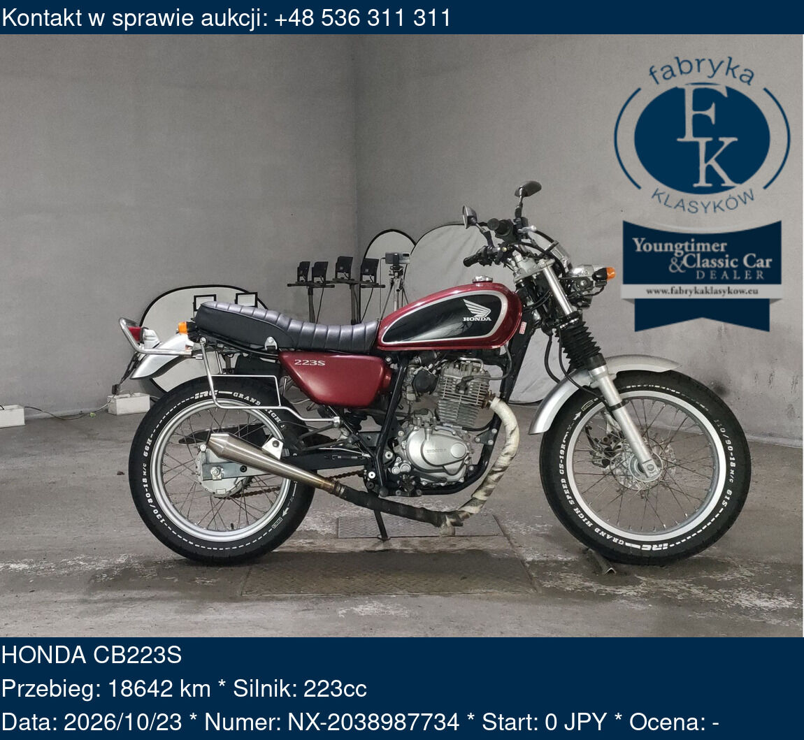 HONDA CB223S - zdjęcie 2