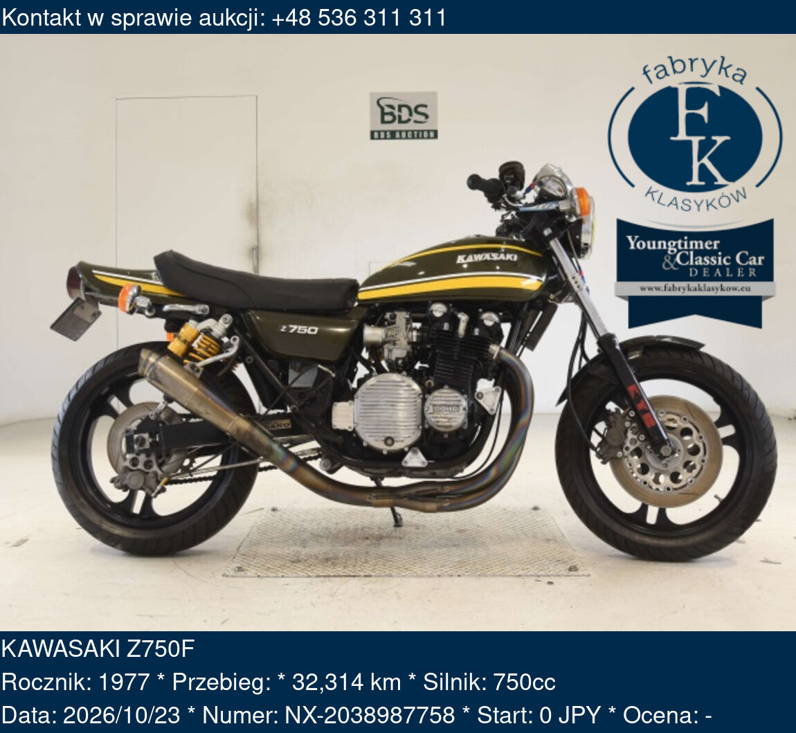 KAWASAKI Z750F 1977 - zdjęcie 2