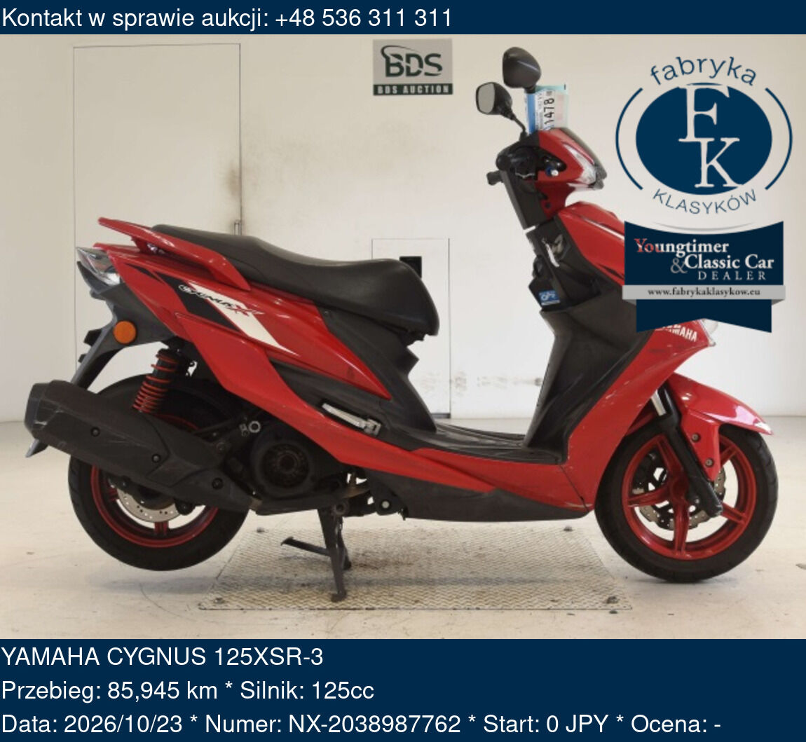 YAMAHA CYGNUS 125XSR-3  - zdjęcie 2