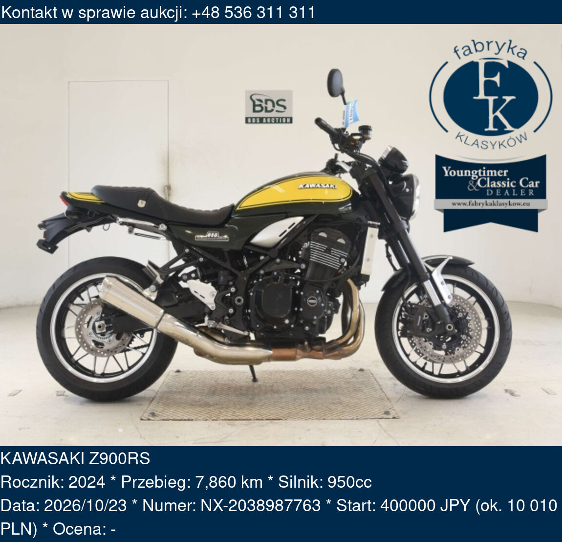 KAWASAKI Z900RS 2024 - zdjęcie 2