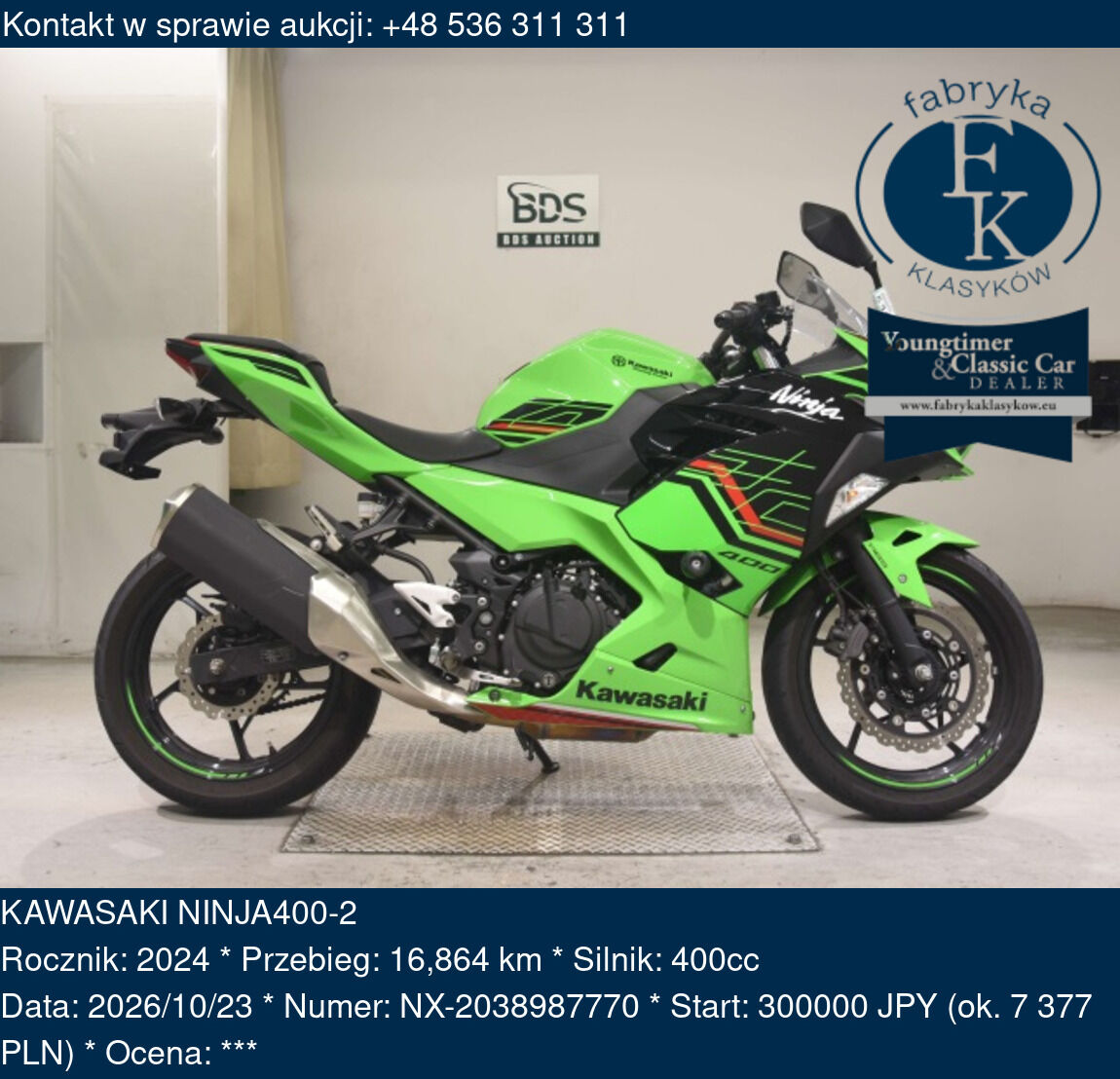 KAWASAKI NINJA400-2 2024 - zdjęcie 2