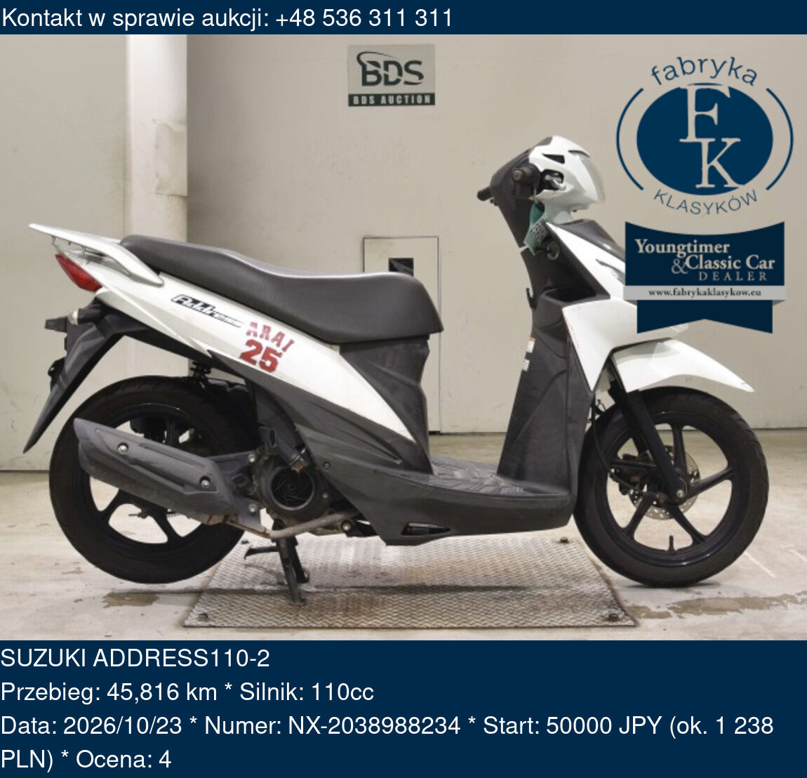 SUZUKI ADDRESS110-2  - zdjęcie 2