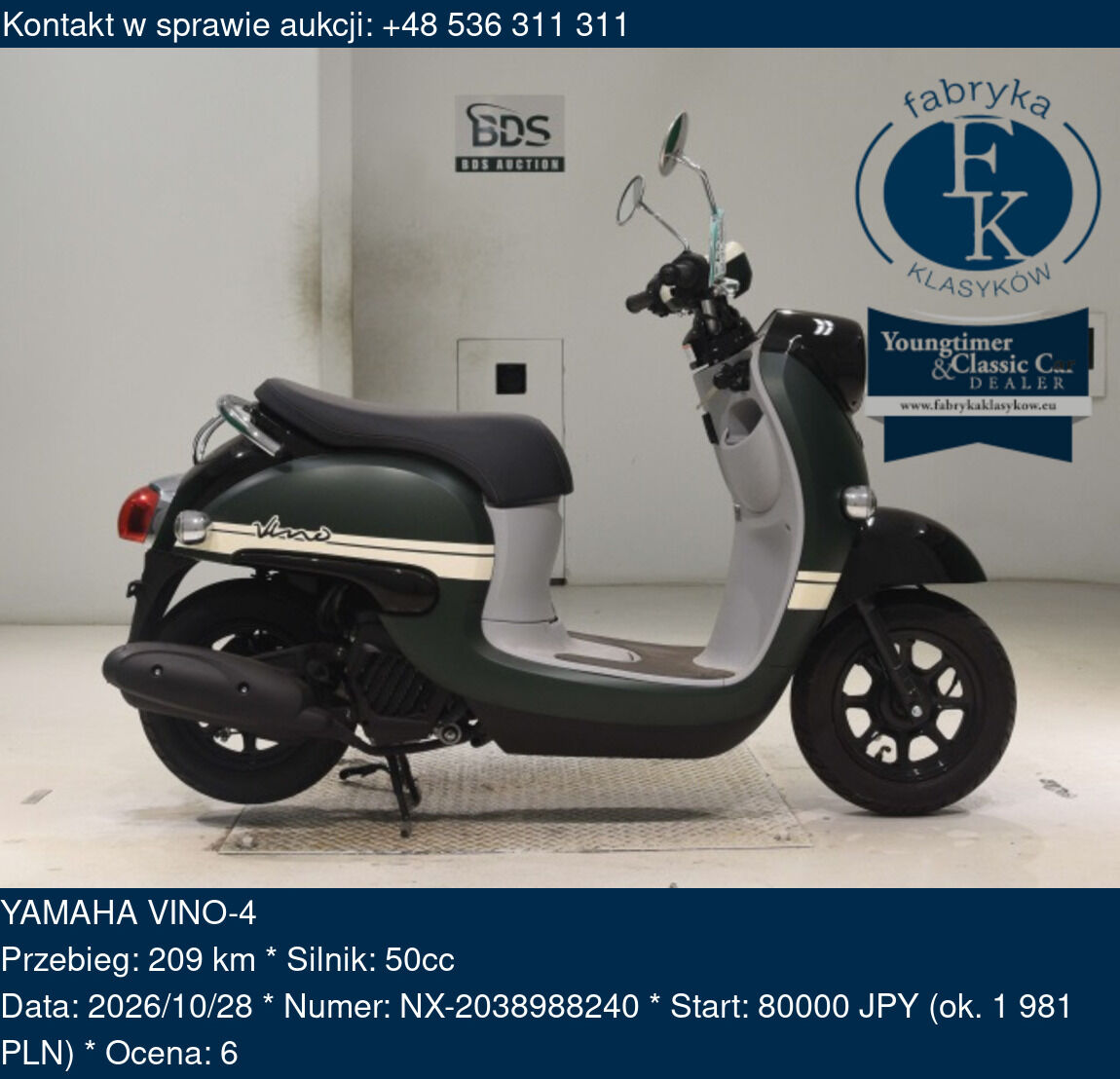 YAMAHA VINO-4  - zdjęcie 2