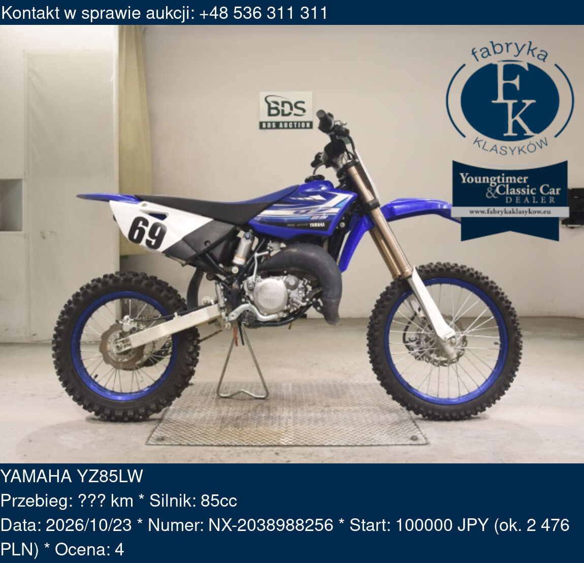 YAMAHA YZ85LW  - zdjęcie 2