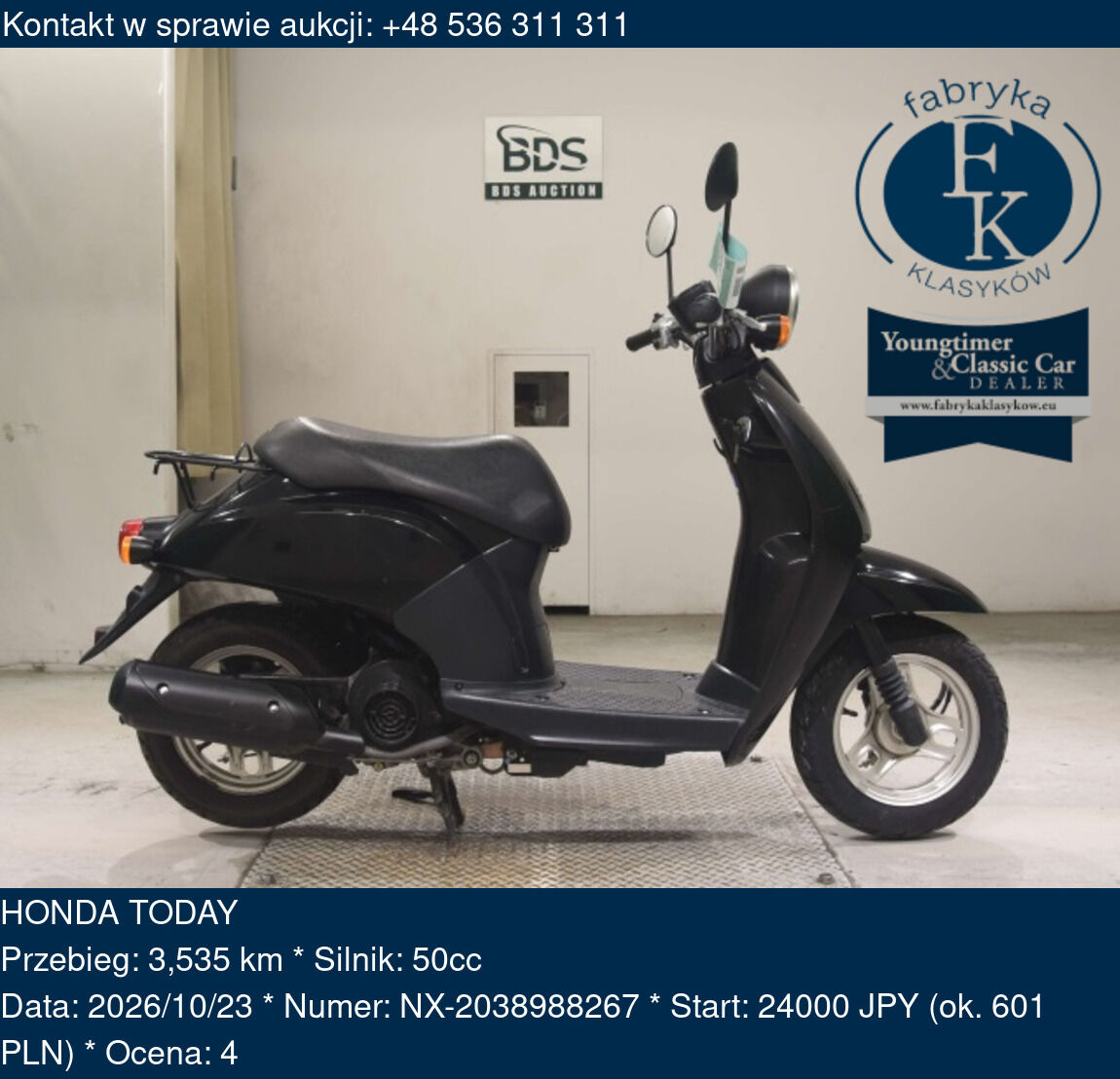 HONDA TODAY  - zdjęcie 2