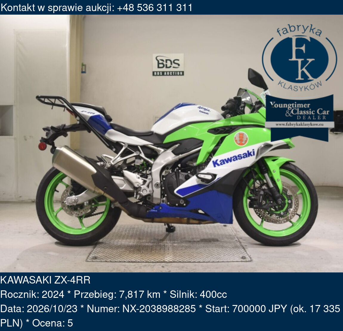 KAWASAKI ZX-4RR 2024 - zdjęcie 2