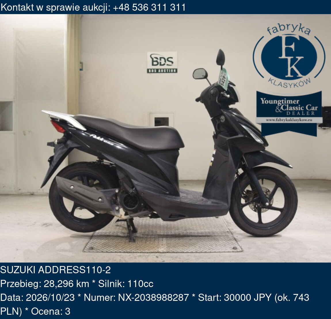 SUZUKI ADDRESS110-2  - zdjęcie 2