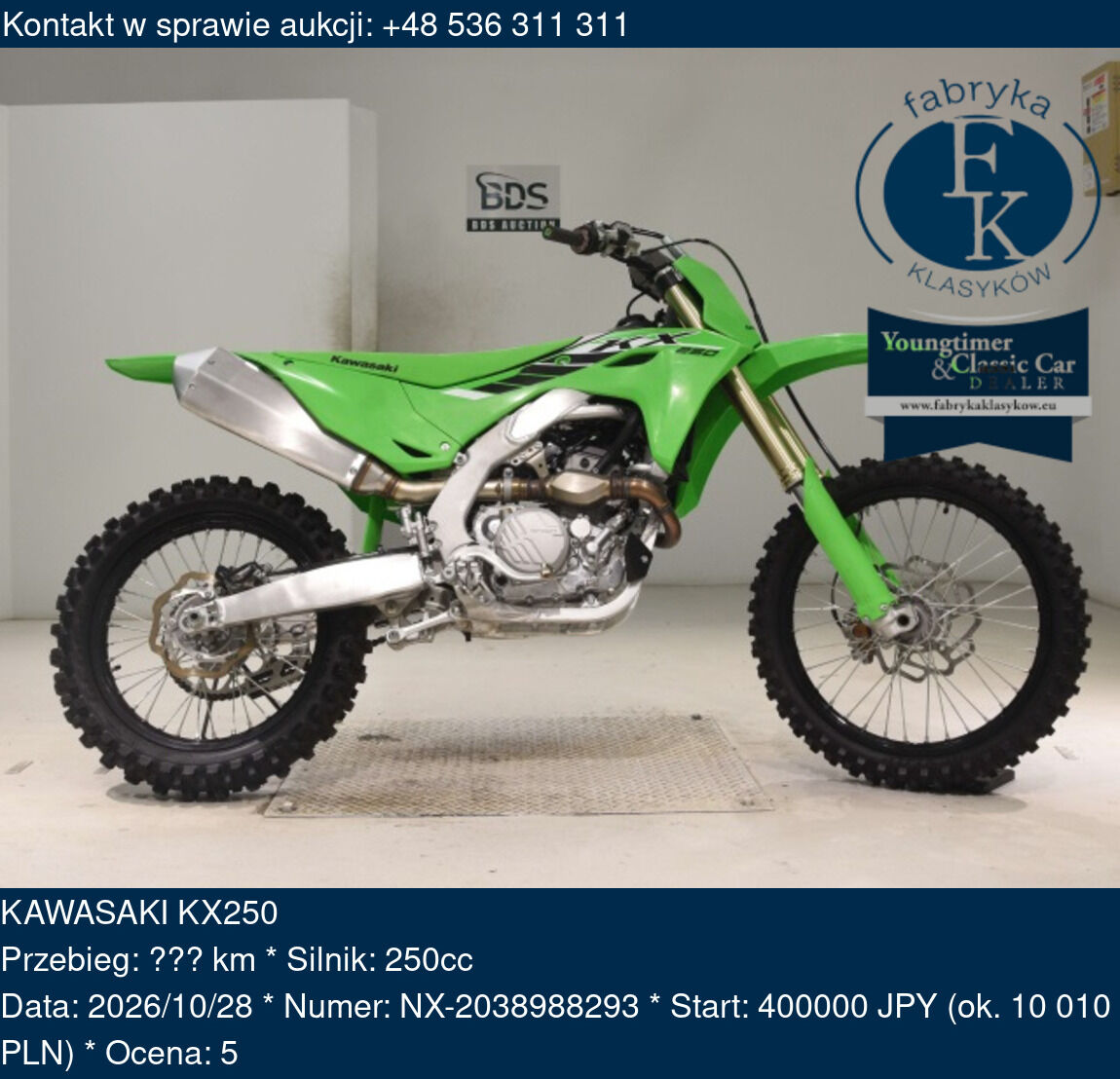 KAWASAKI KX250 - zdjęcie 2