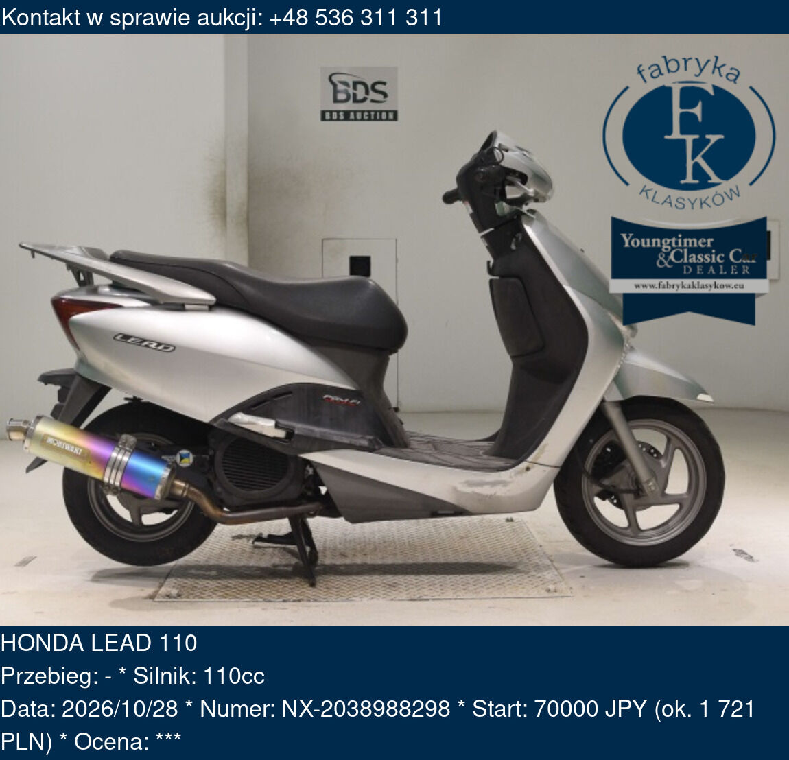 HONDA LEAD 110  - zdjęcie 2