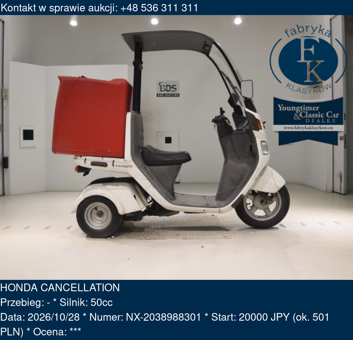 HONDA CANCELLATION - zdjęcie 2